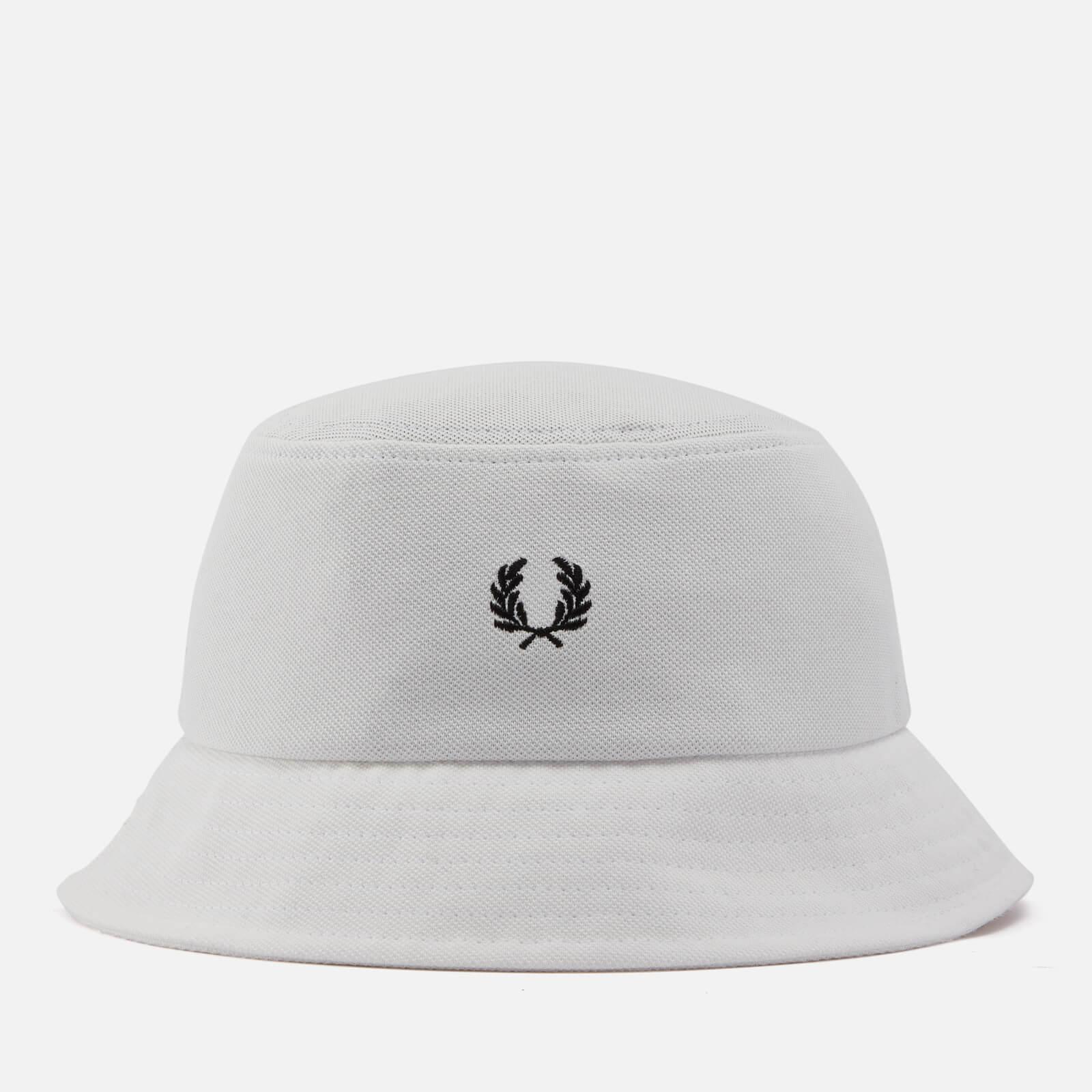 Fred Perry Cottonpiqué Bucket Hat in Grey for Men Lyst UK