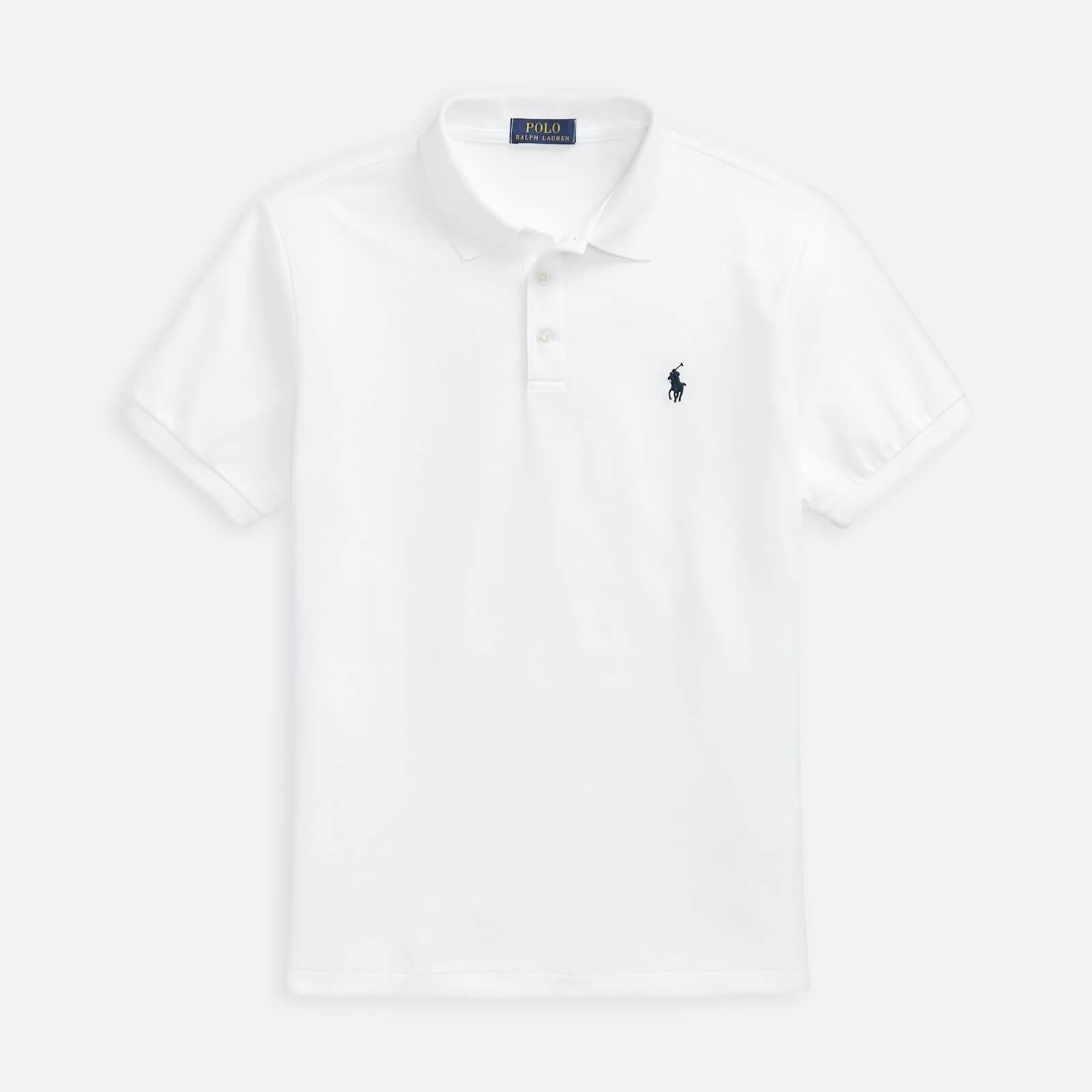 Polo Ralph Lauren Custom Slim Fit Birdseye Polo Shirt in White for Men ...