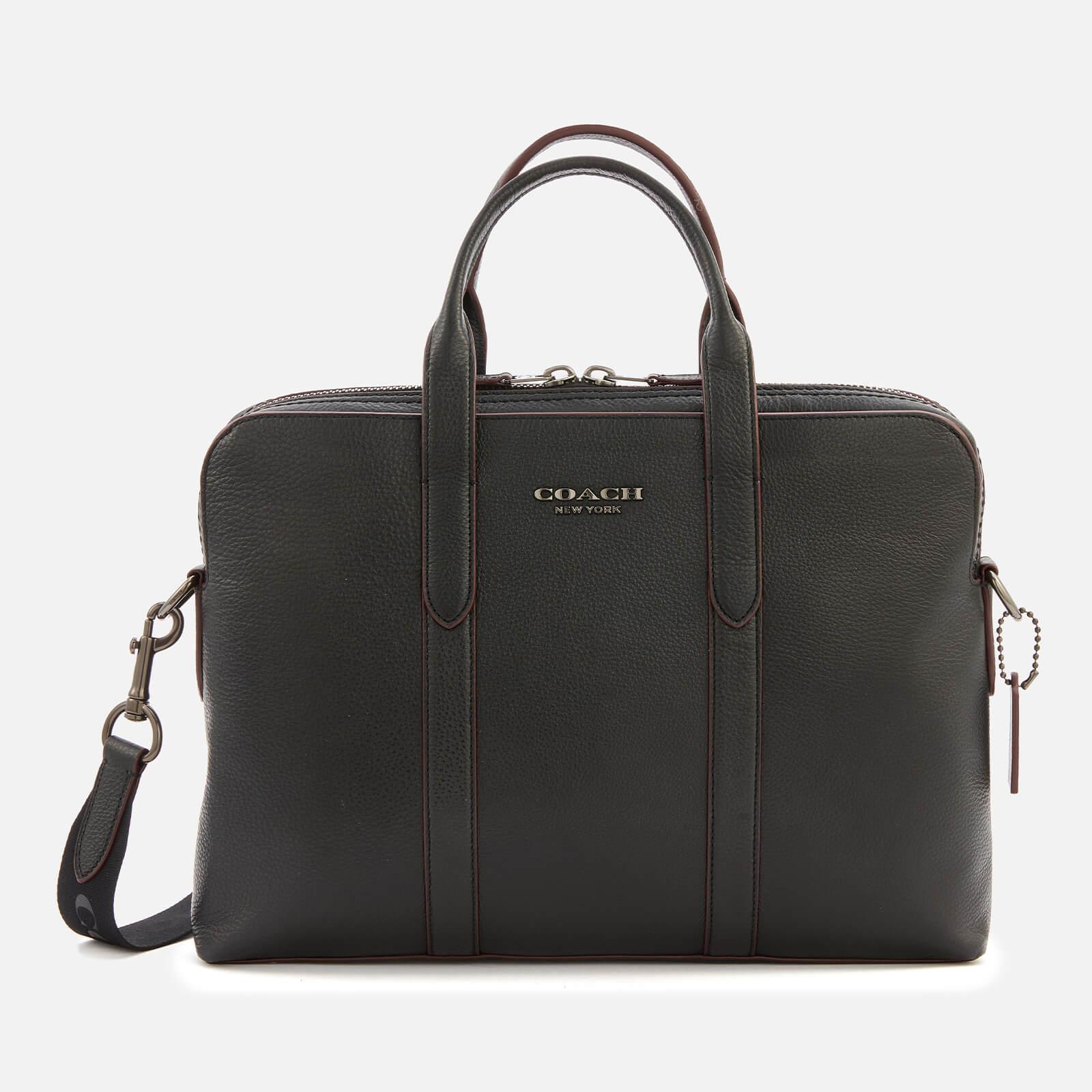COACH Leather Metropolitan Soft Briefcase in Black for Men Lyst