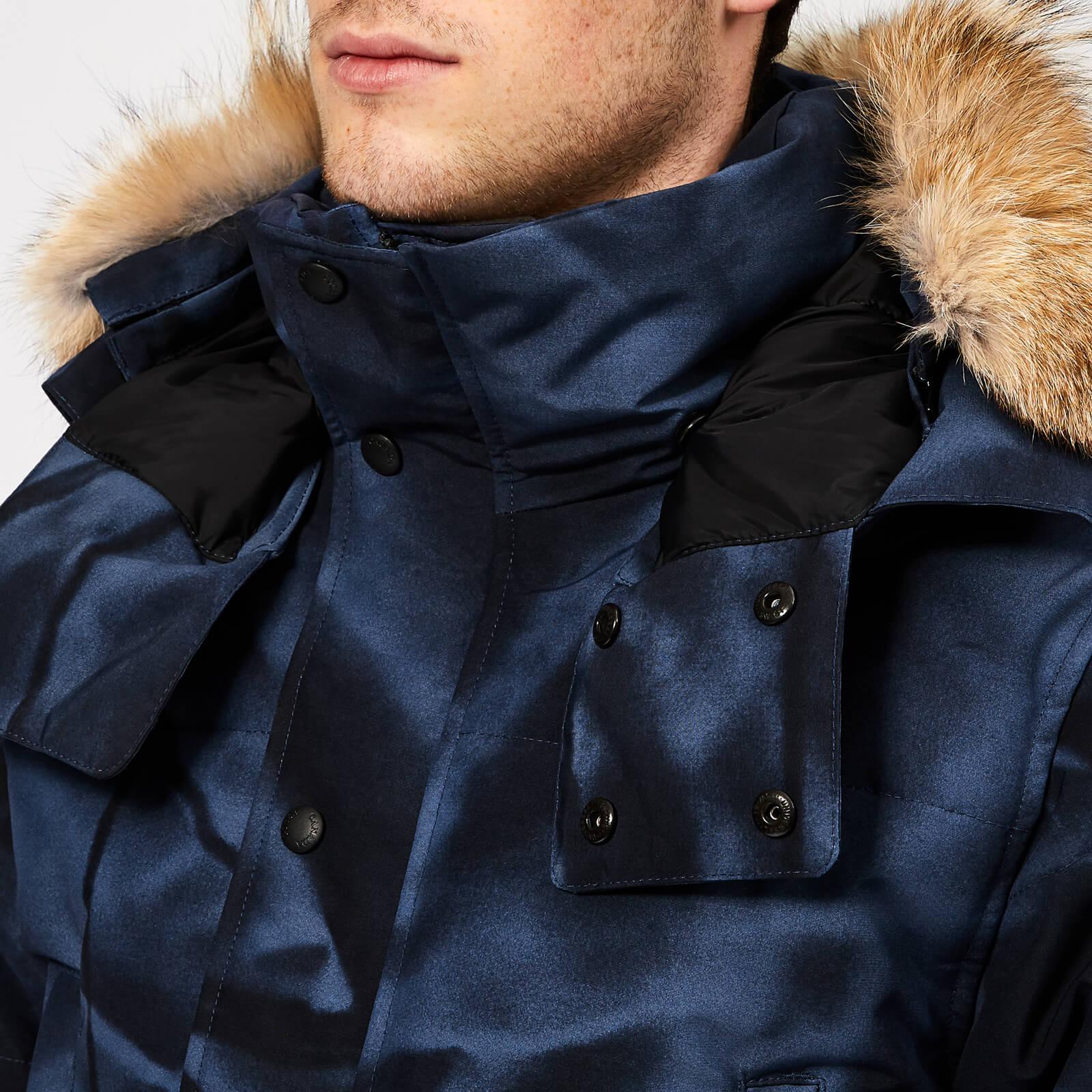 Canada goose wyndham parka camo shop blue