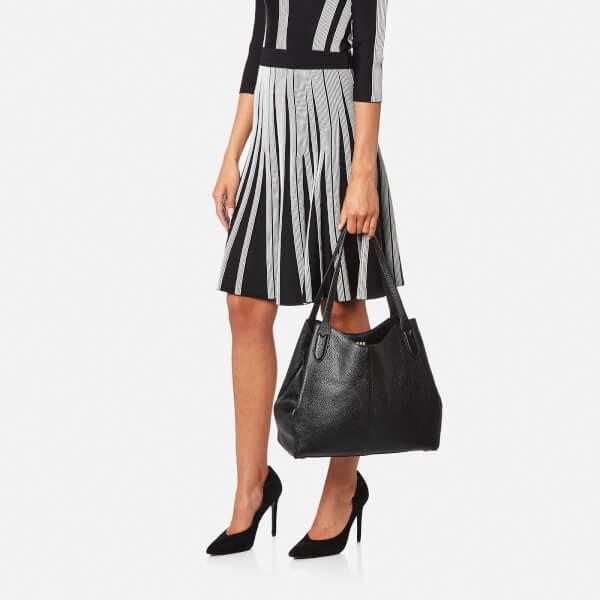 lulu guinness jackie leather shoulder bag