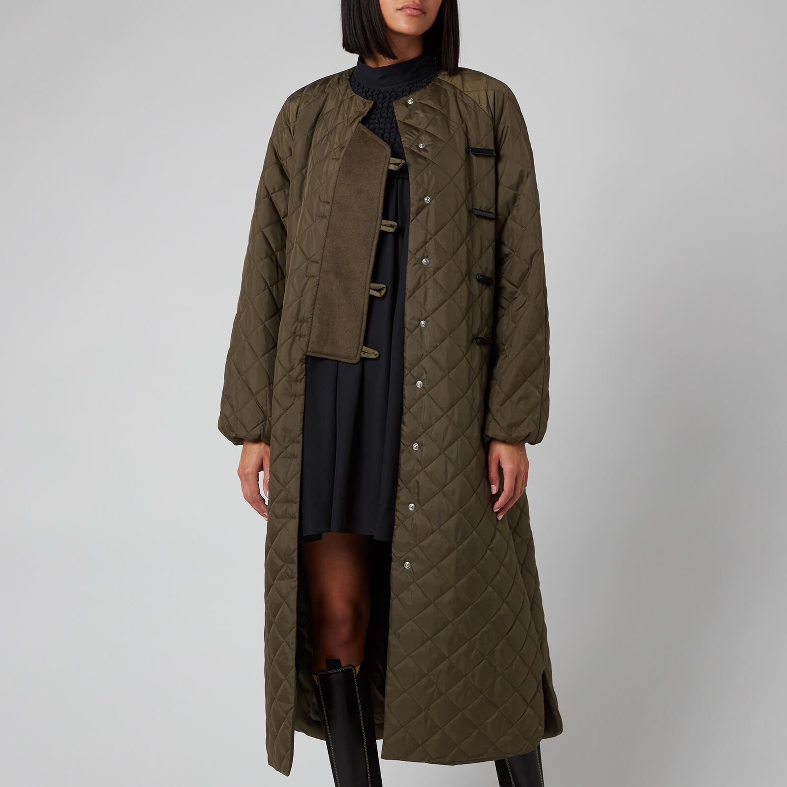ganni recycled ripstop coat
