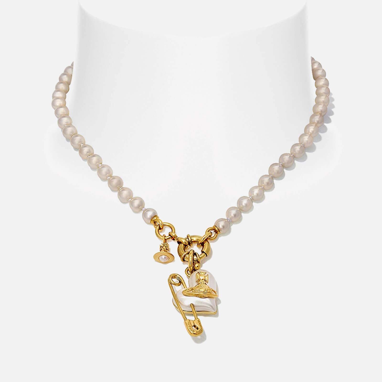 Vivienne Westwood Orietta Pearl Necklace in Metallic | Lyst