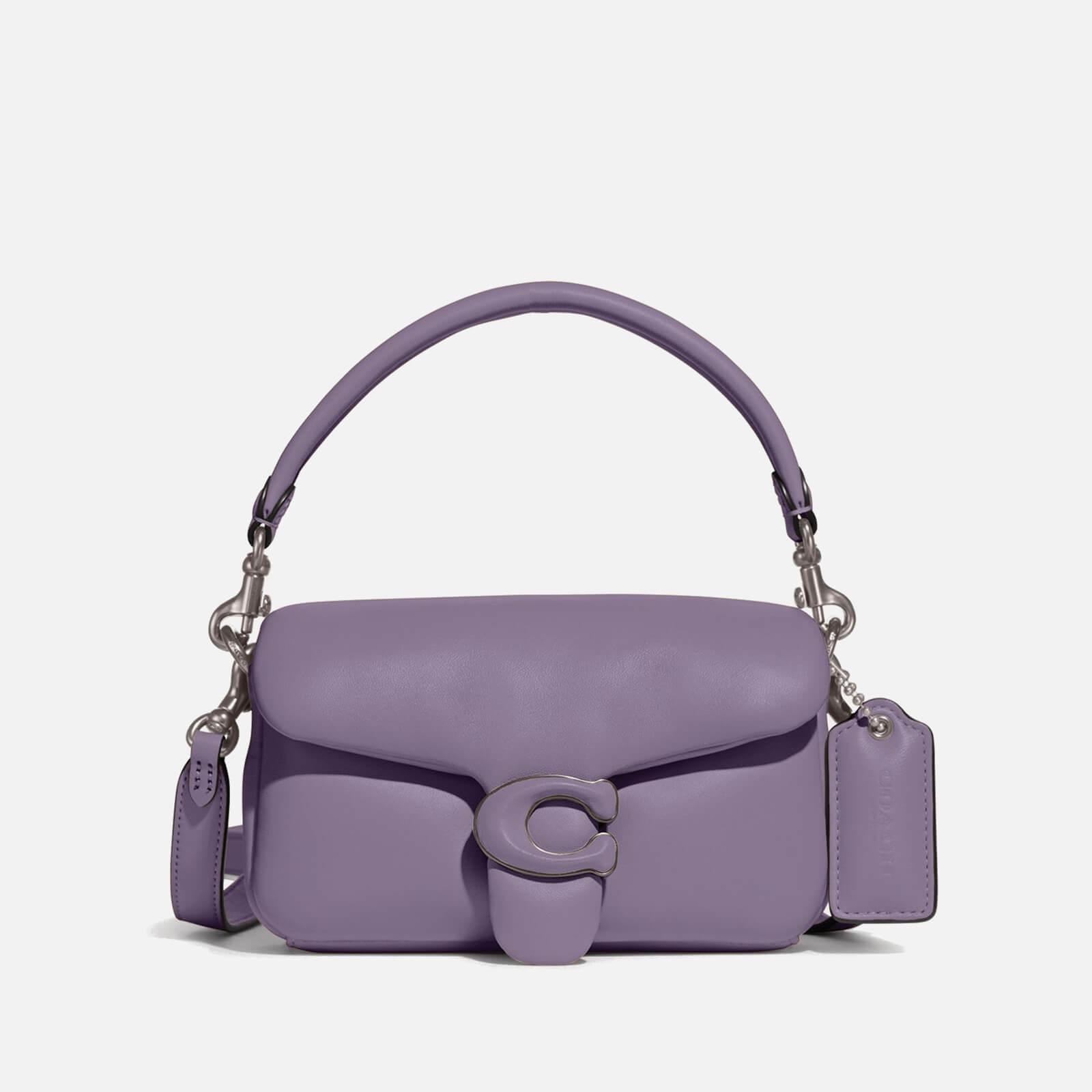 COACH Pillow Tabby Leather Shoulder Bag in Purple Lyst