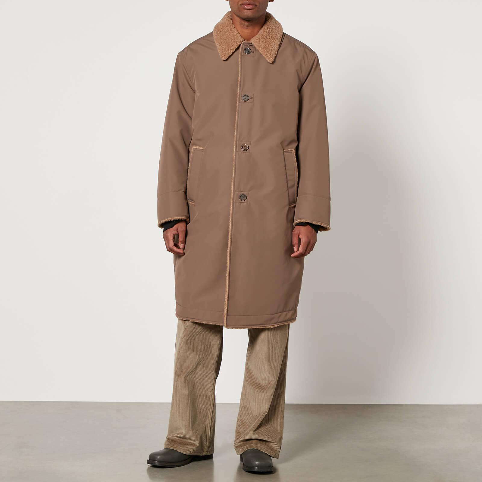 Our Legacy Polar Fleece-lined Shell Coat in Brown for Men