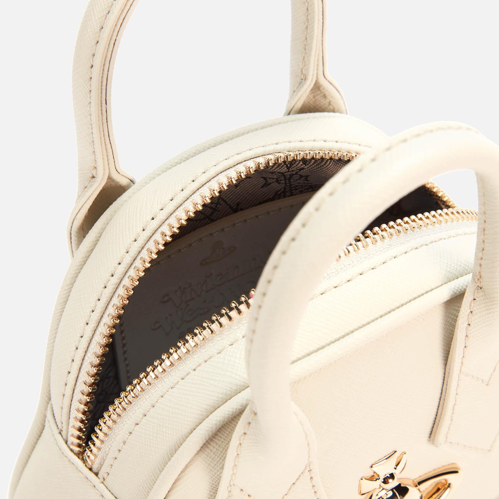 Vivienne Westwood Leather Victoria Mini Yasmine Bag in White | Lyst