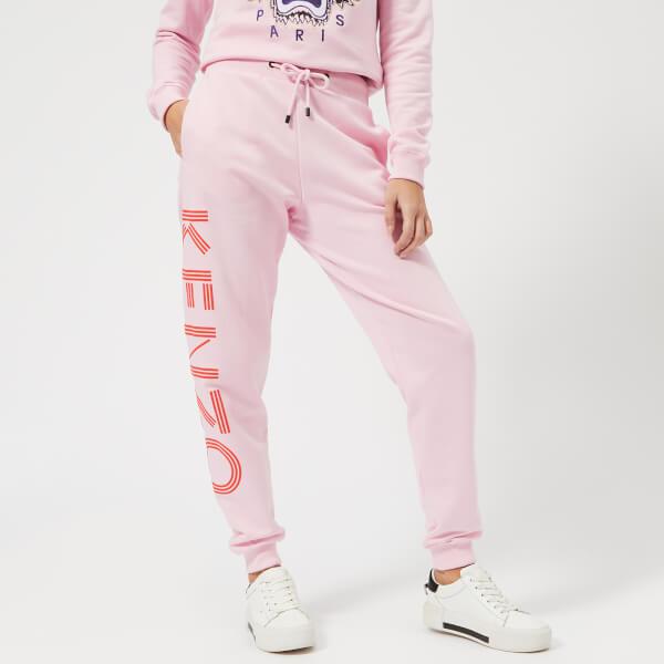 KENZO Cotton Logo Joggers in Flamingo Pink (Pink) - Lyst