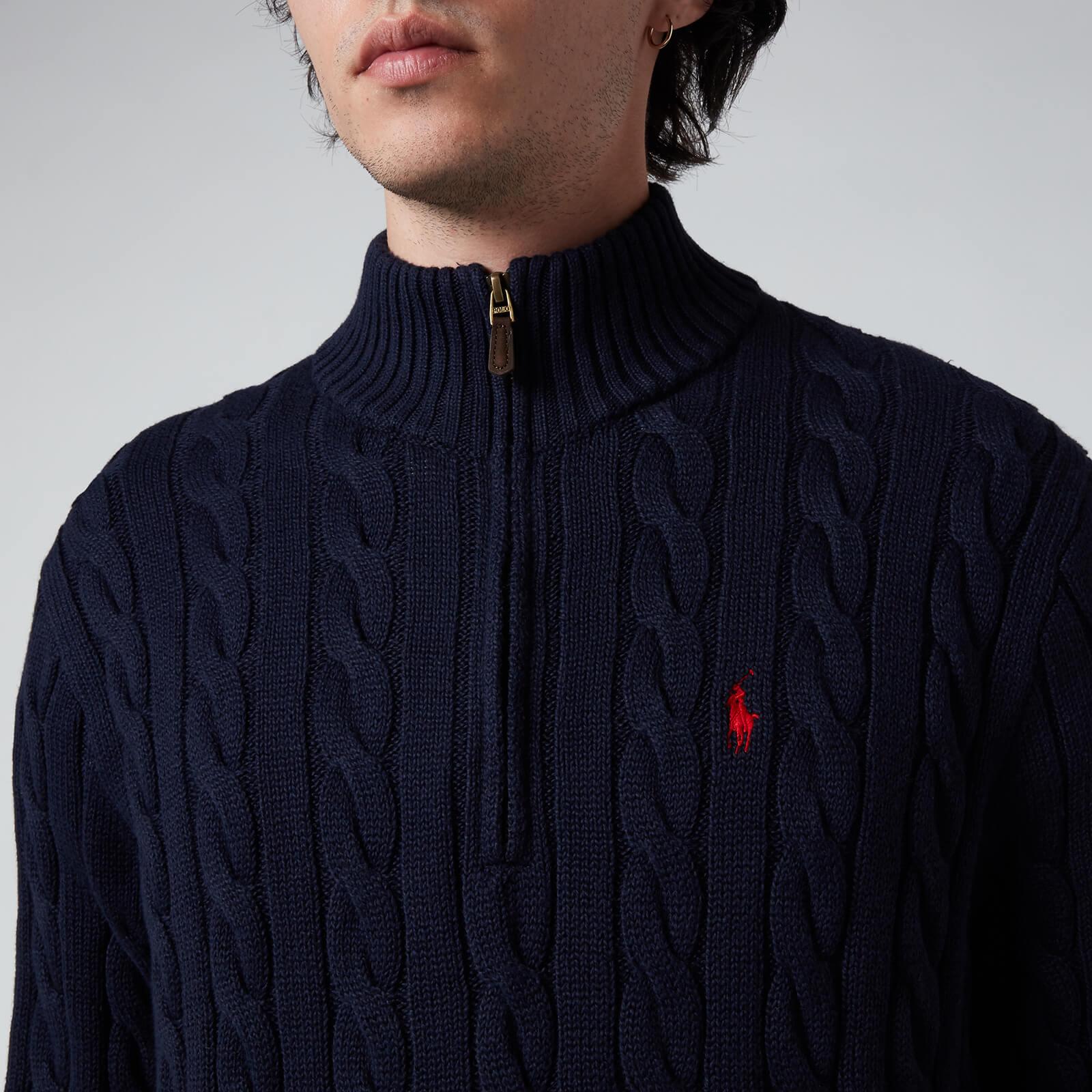 half zip cable jumper