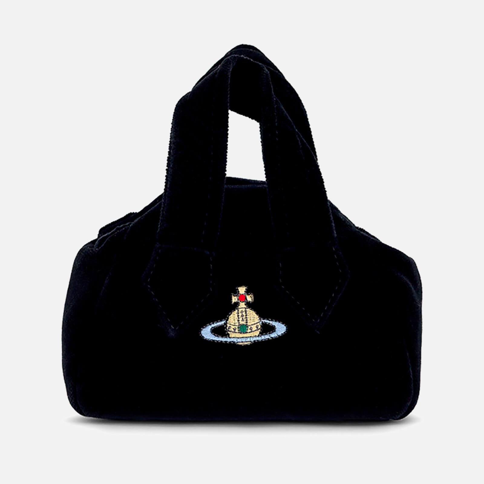Vivienne Westwood Mini Yasmine Velvet Bag in Black | Lyst Vivienne Westwood Mini Yasmine Velvet Bag in Black | Lyst