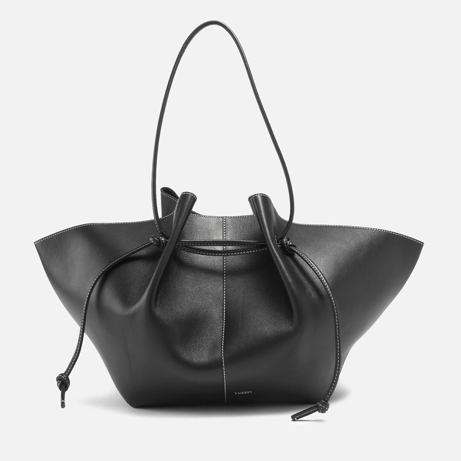 Yuzefi Large Mochi Leather Bag in Black Lyst Canada