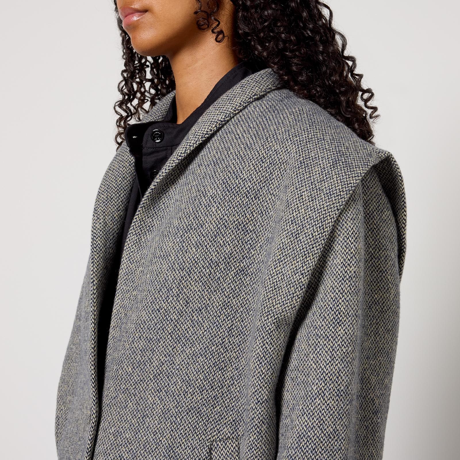 Isabel Marant Drogo Herringbone Wool Blend Jacket in Gray Lyst