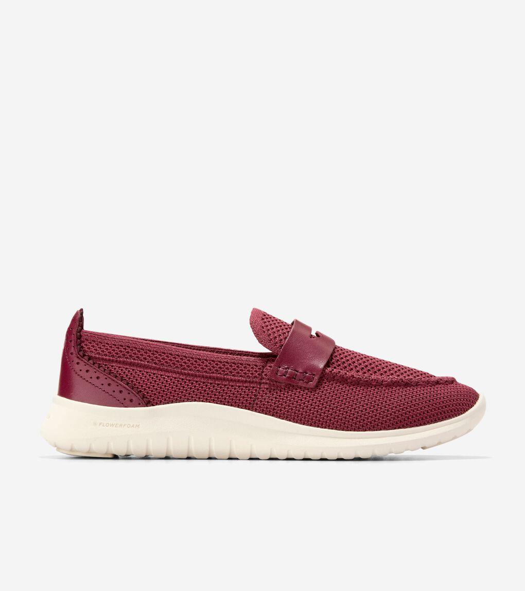Cole Haan Women s Zerogrand Meritt Stitchlitetm Loafers in Red Lyst