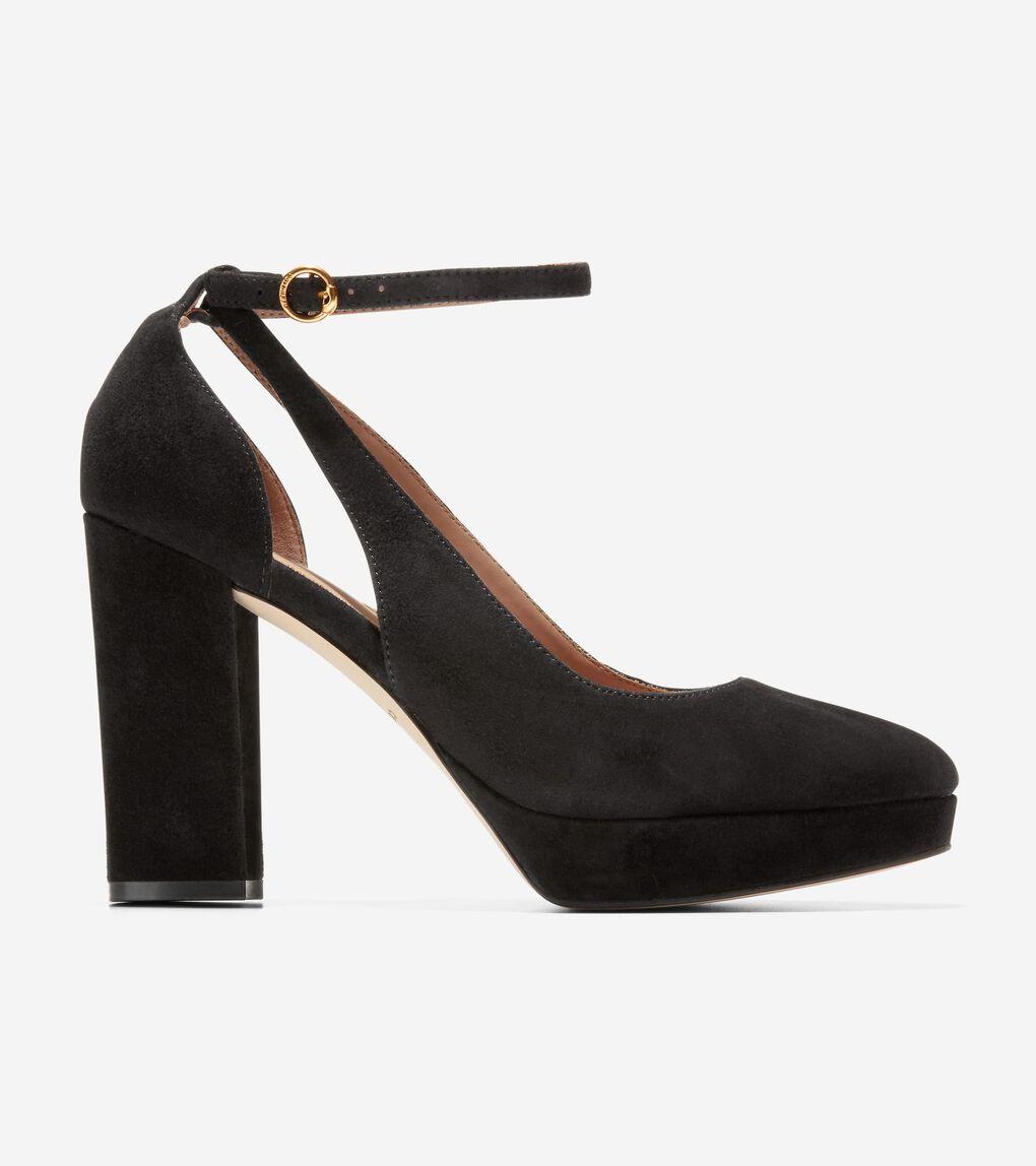 【Cole Haan】Women's Remi Platform Ankle Strap Heels Cole Haan Women's Remi Platform Ankle Strap Heel in Black | Lyst