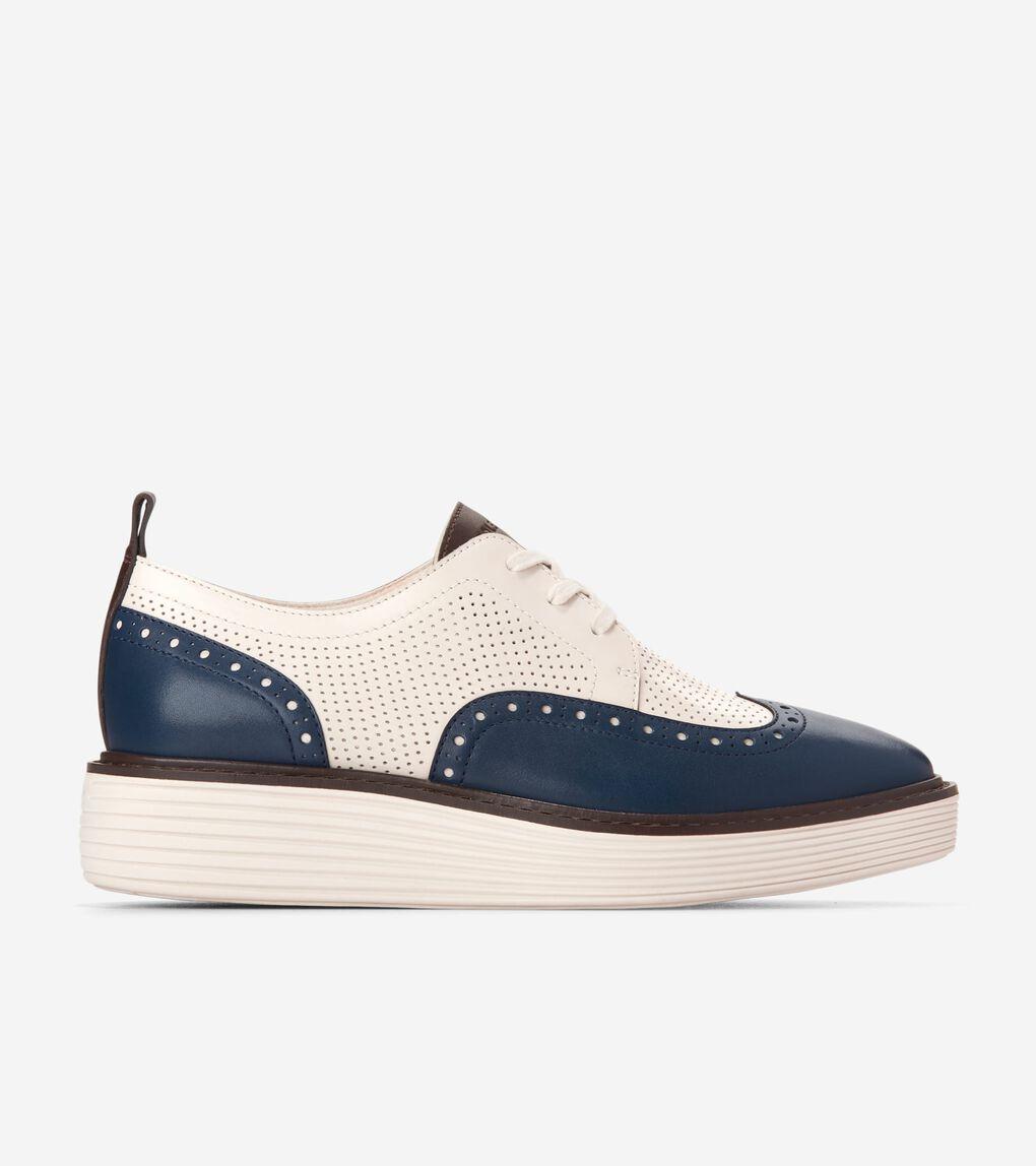 Cole Haan Women's Øriginalgrand Platform Wingtip Oxfords in