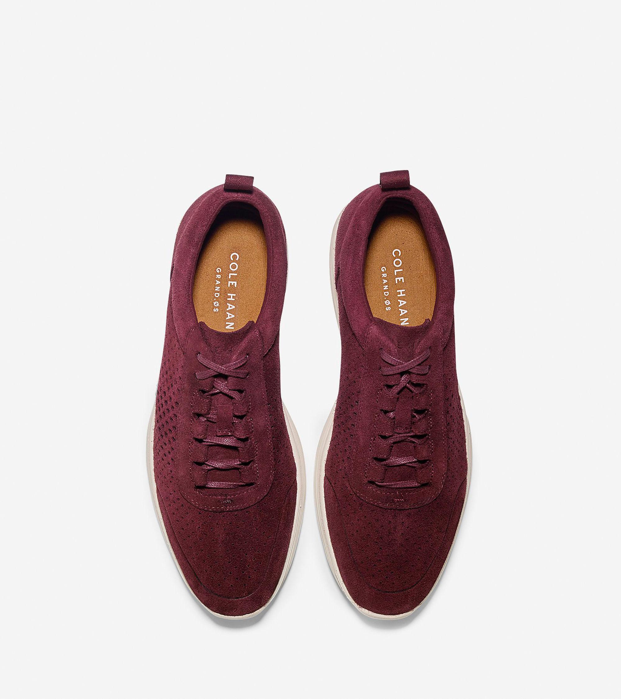 cole haan perforated sneaker