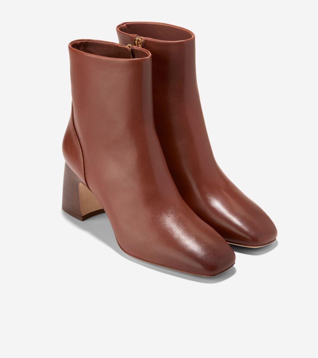【Cole Haan】★ブーツ★ Women's Guiliana Ankle Booties Cole Haan Guiliana Crocodile Embossed Leather Booties