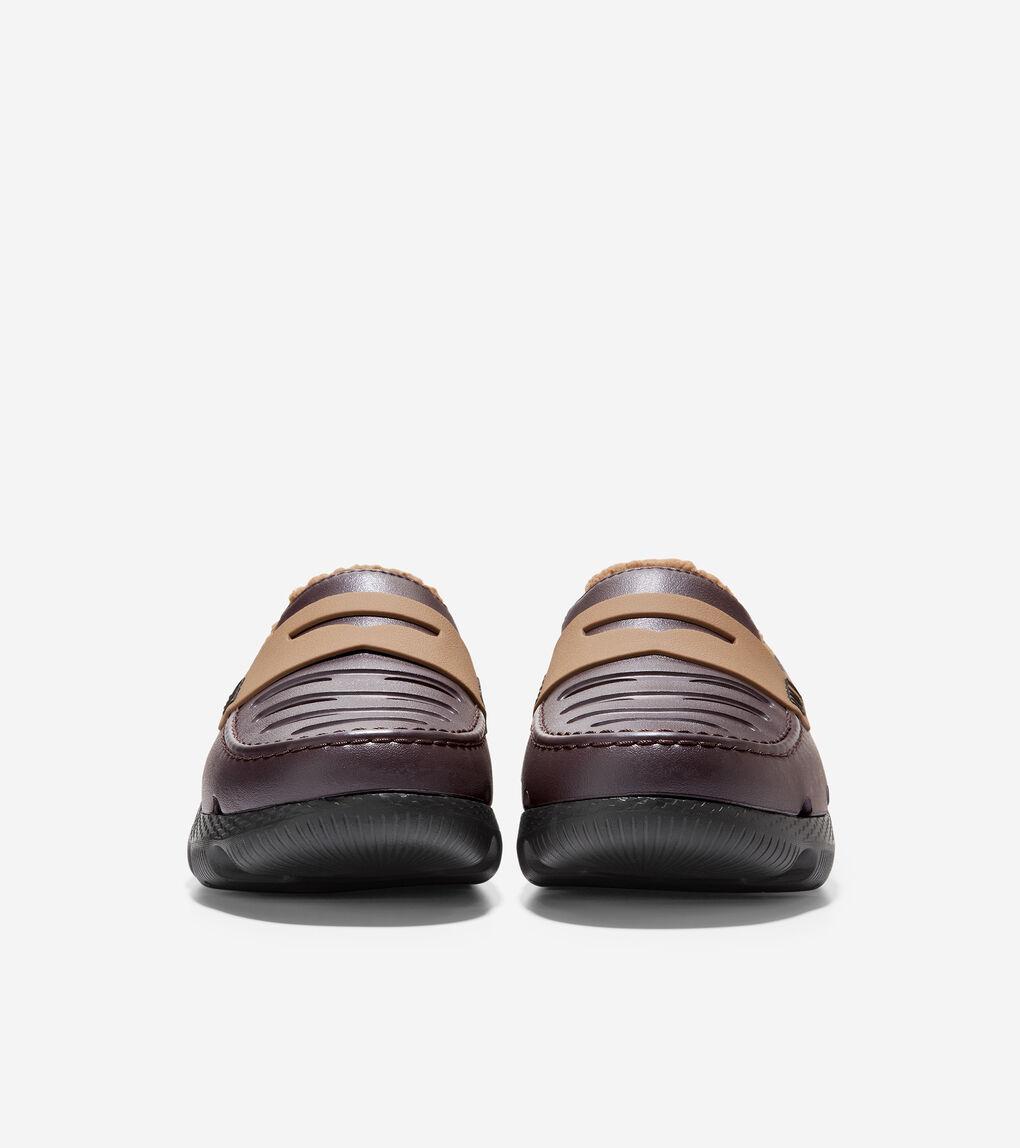 Cole Haan ZERØGRAND Brown Leather Perforated Men\'s Lightweight Loafers S1 Cole Haan Men main image 4