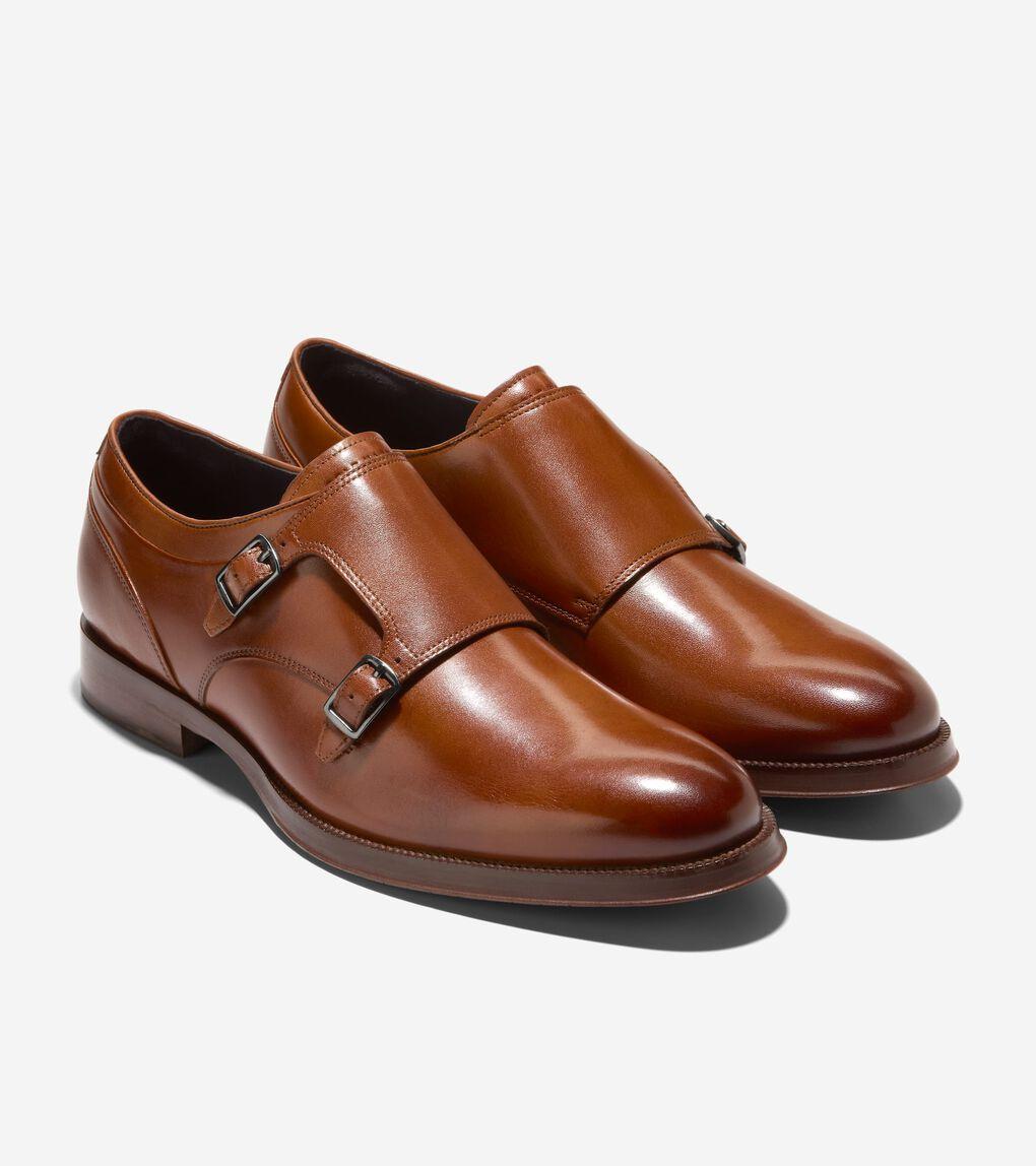 Cole Haan C26426 Brown Leather Double Monk Strap Shoes Men\'s 11.5 M Cole Haan Men main image 2