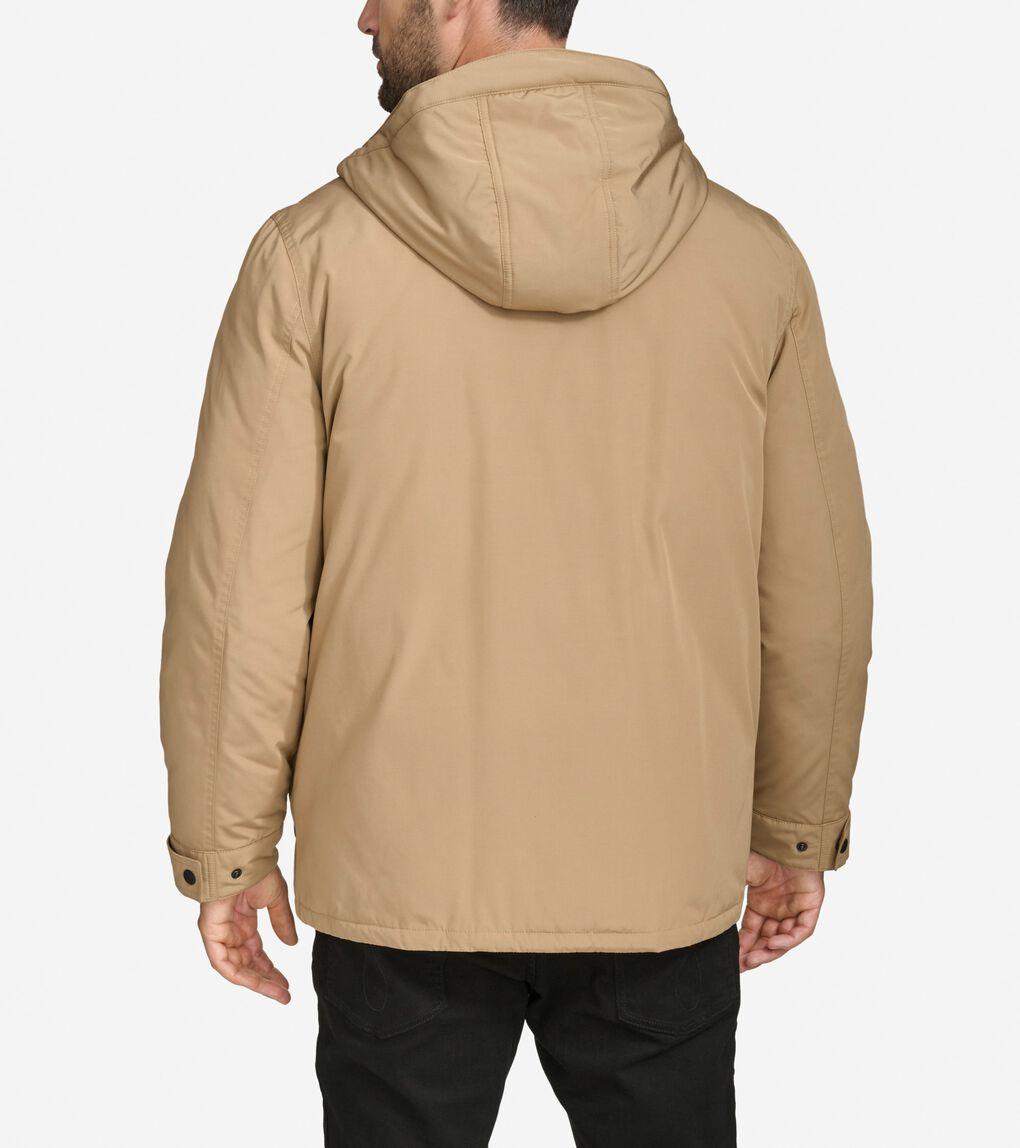 Cole haan oxford down hooded bomber online