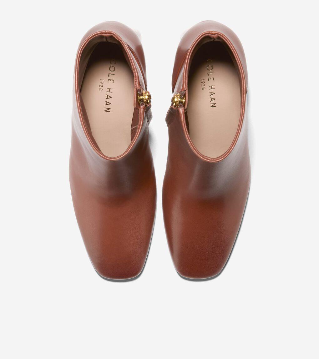 【Cole Haan】★ブーツ★ Women's Guiliana Ankle Booties Cole Haan Guiliana Crocodile Embossed Leather Booties