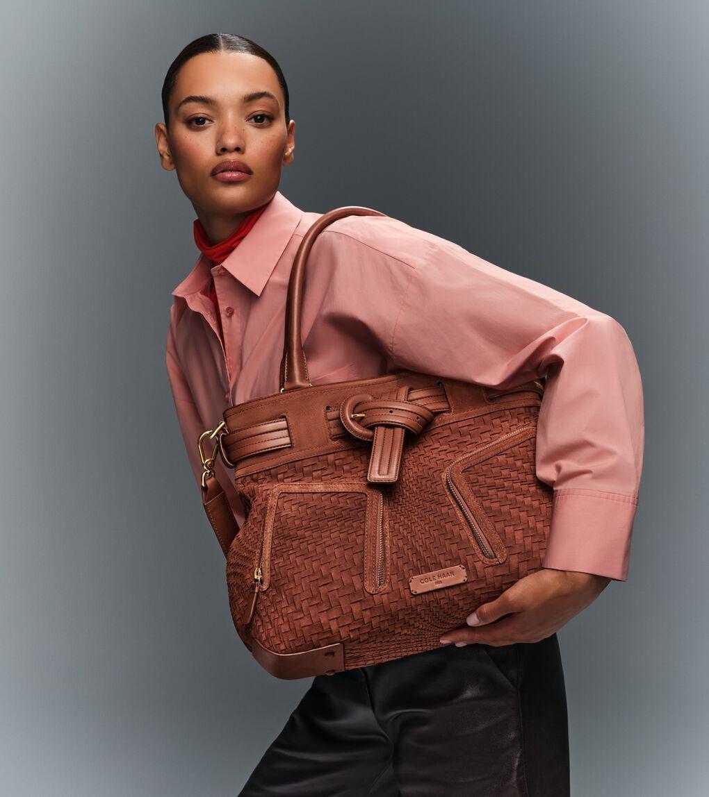 【Cole Haan】★トートバッグ★ Chance Tote Bag Cole Haan Chance Tote Bag in Brown | Lyst