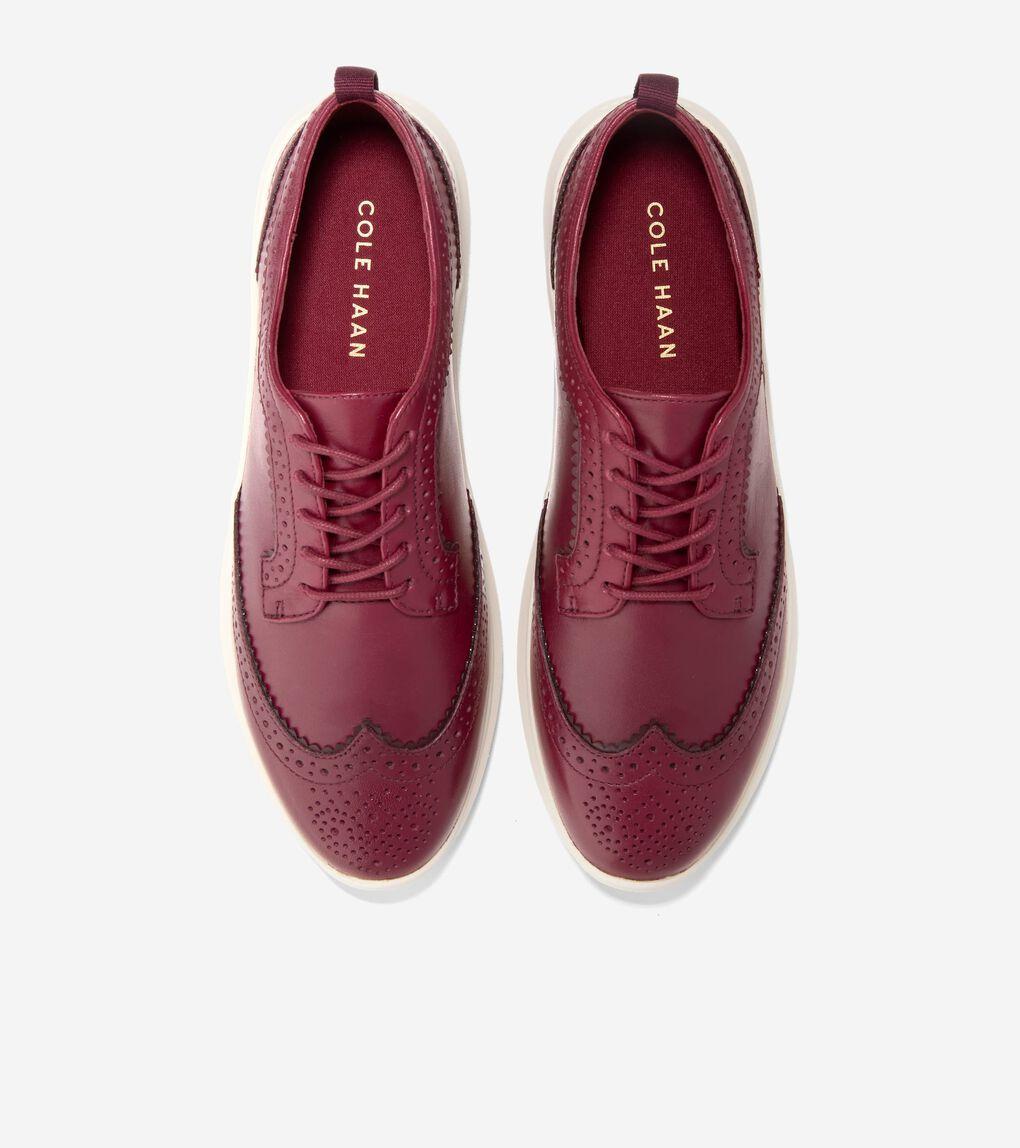 Cole Haan Women s Zerogrand Meritt Wingtip Oxfords in Red Lyst