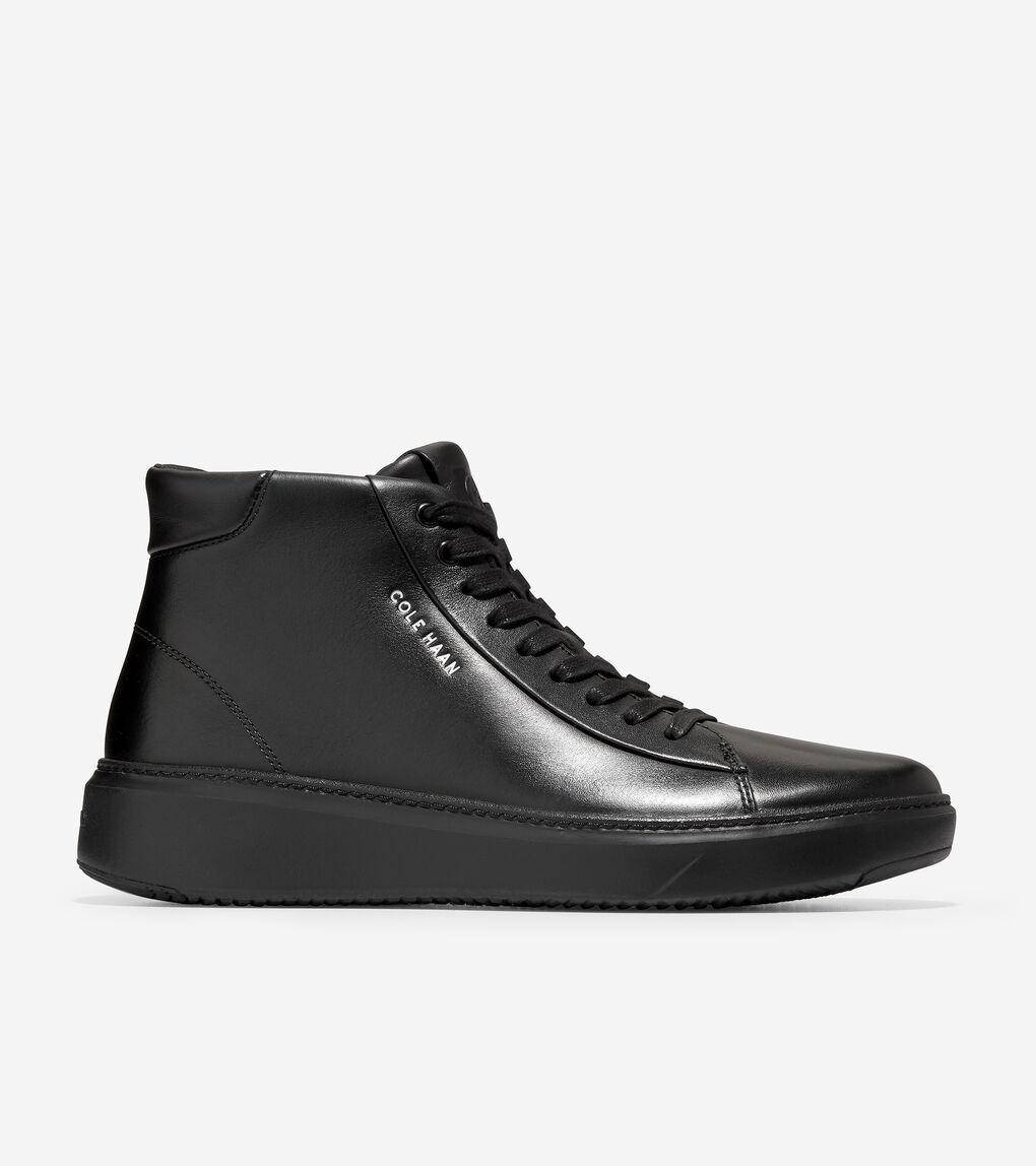 【Cole Haan】☆超人気☆ Men's GrandPro Topspin Mid Sneaker Cole Haan Men's Grandprø Topspin Mid Sneaker in Black for