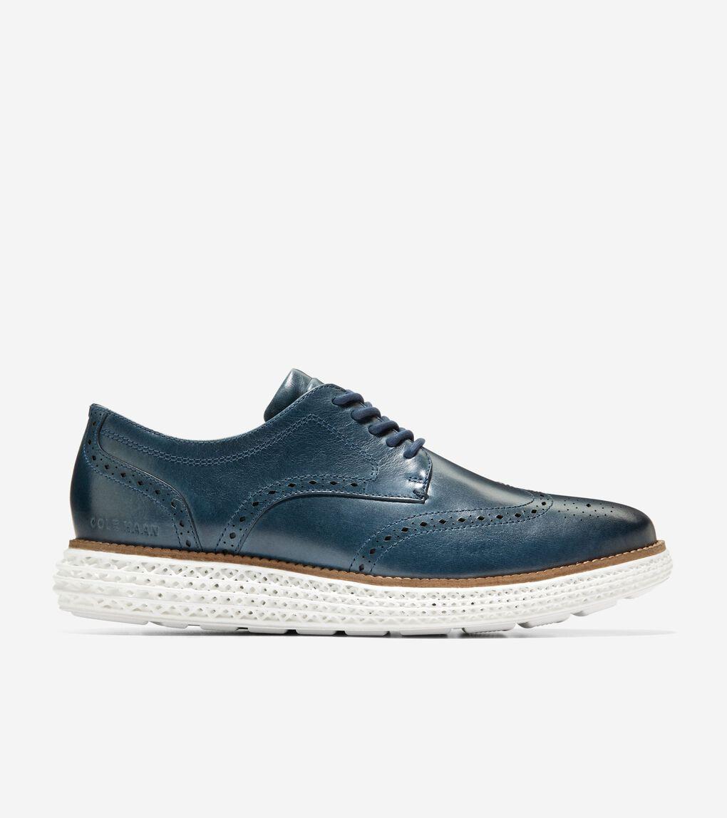Cole Haan Men's Øriginalgrand 2.0 Wingtip Oxfords in Blue for Men | Lyst