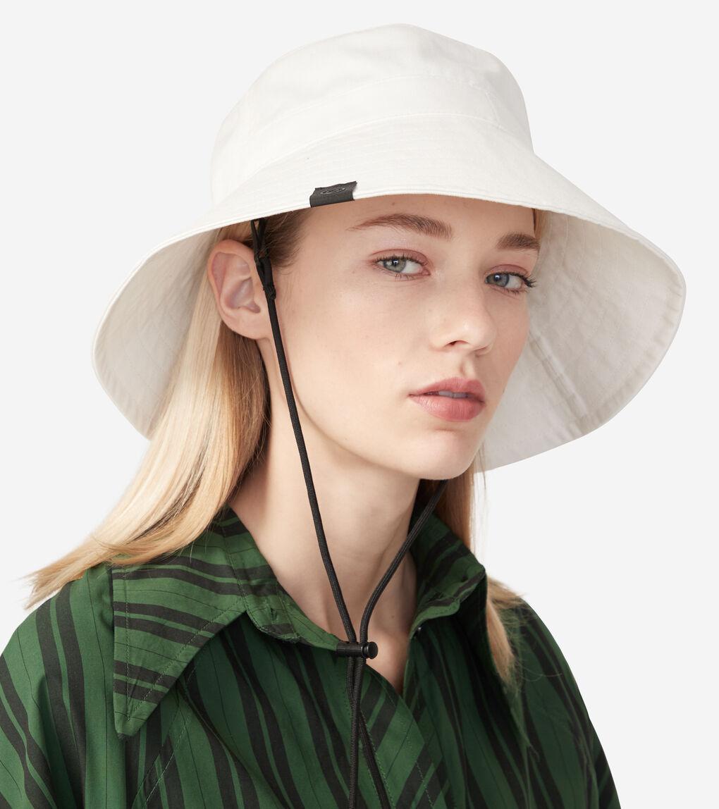 Cole Haan Cotton Adjustable Bucket Hat 