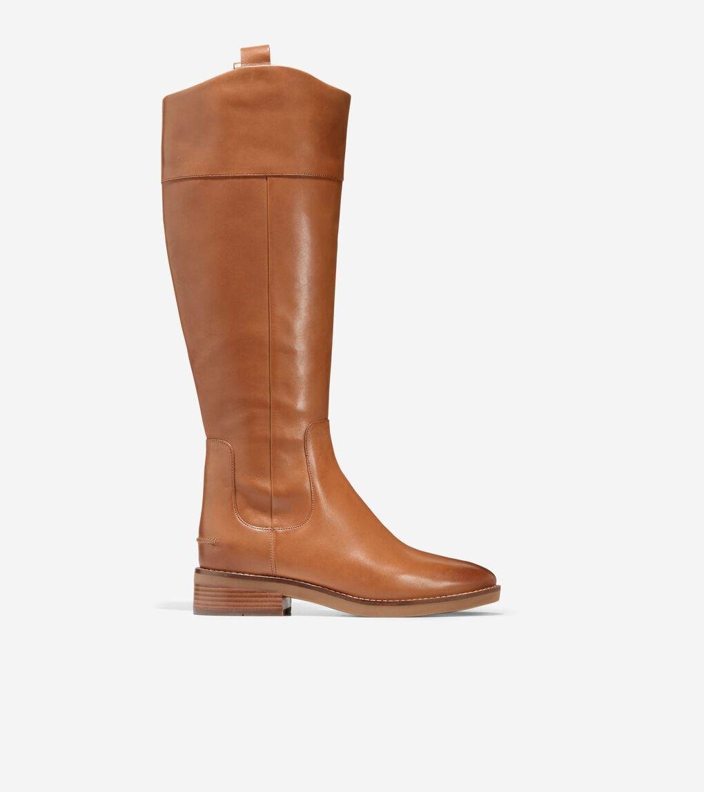 Cole haan tall leather sales boots