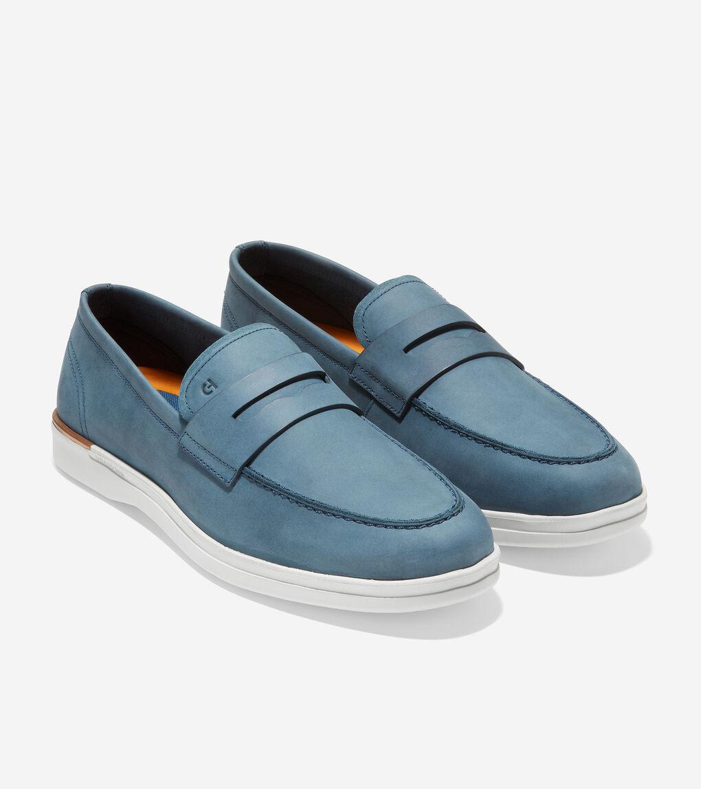 Cole Haan Grand Ambition Penny Loafer in Blue for Men Lyst