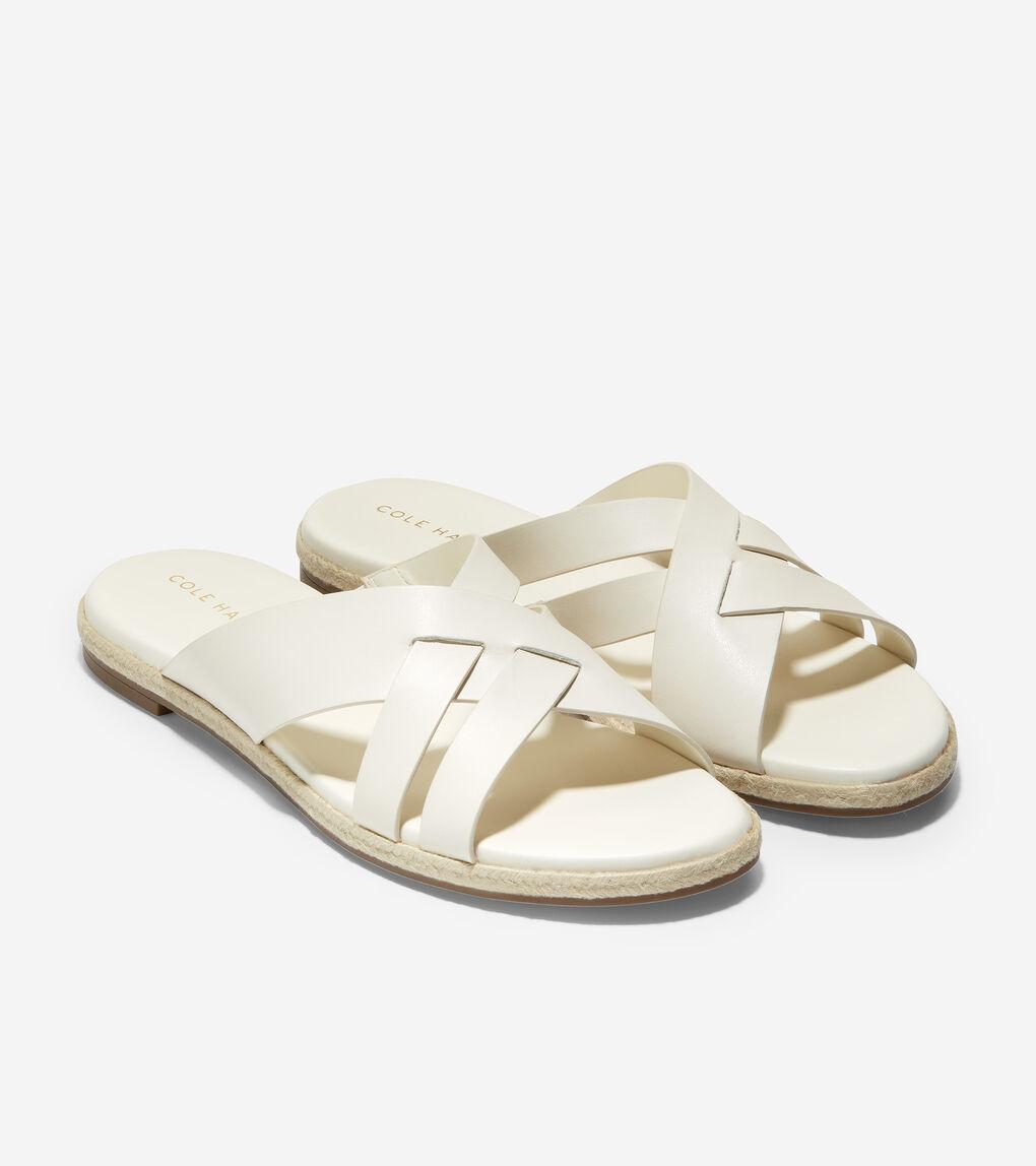 cole haan sandals white