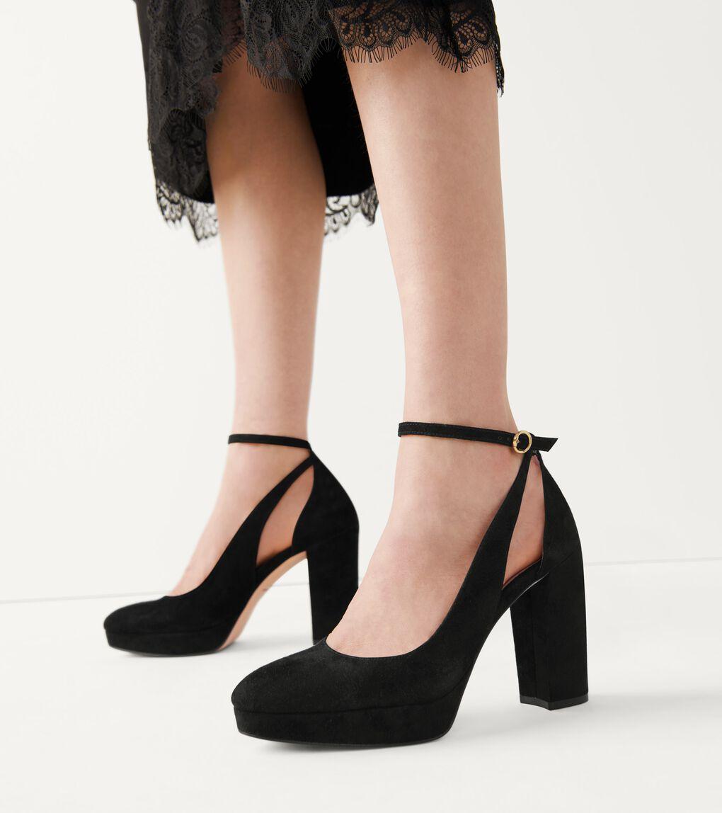 【Cole Haan】Women's Remi Platform Ankle Strap Heels Cole Haan Women's Remi Platform Ankle Strap Heel in Black | Lyst