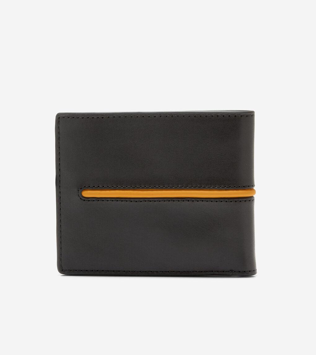 cole haan orange wallet