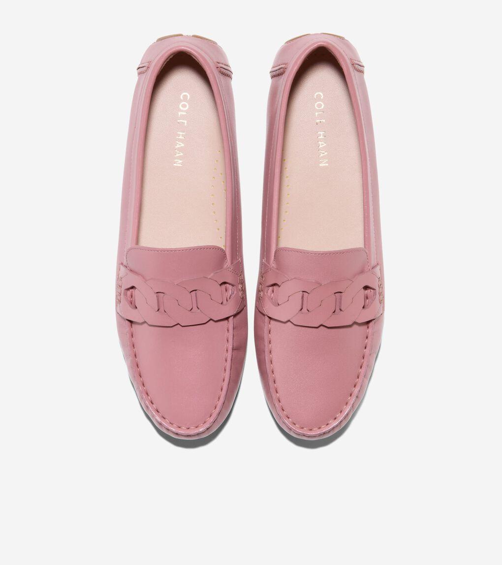 Cole Haan Women's Evelyn Chain Drivers in Pink | Lyst