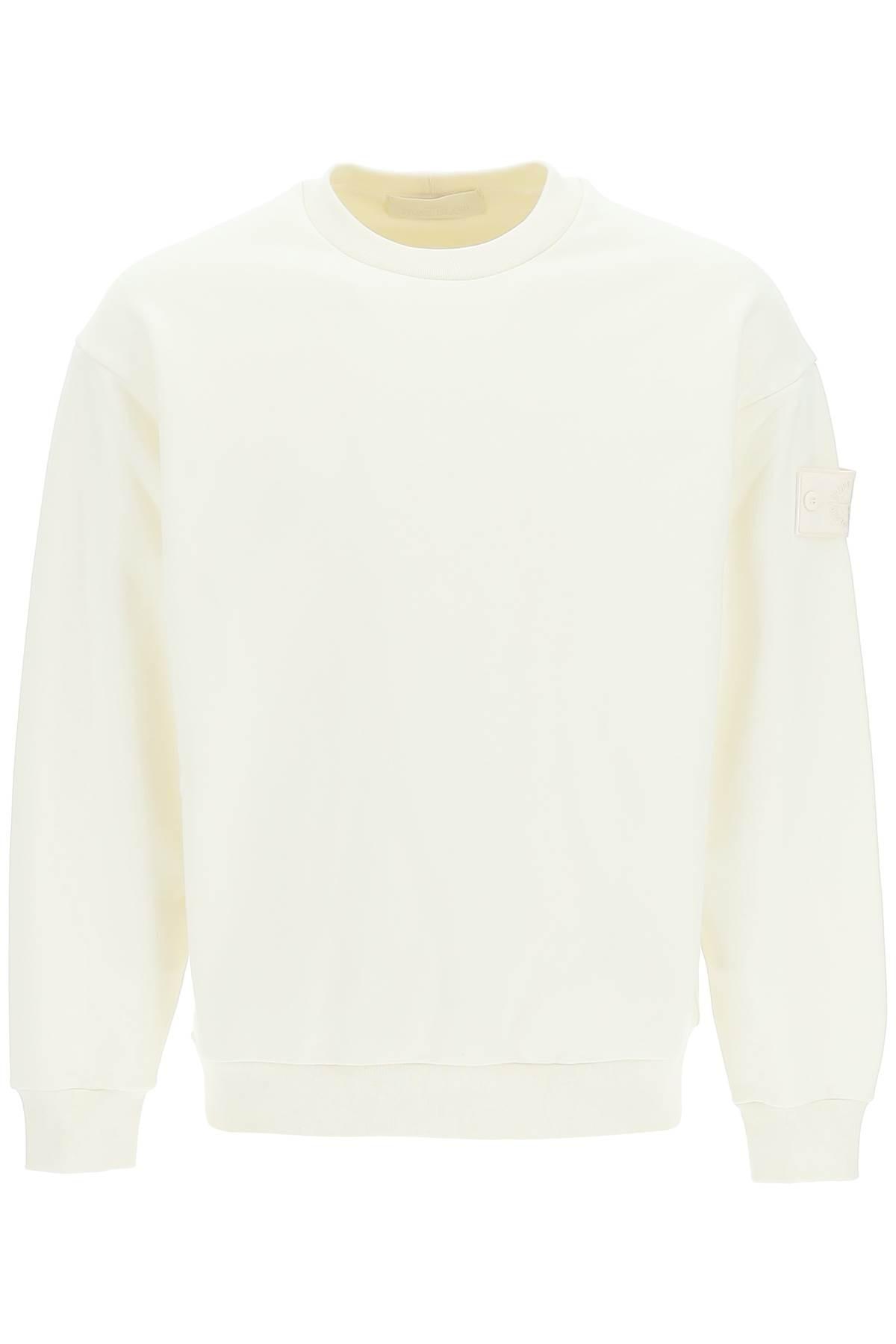 Stone Island Ghost Piece Sweatshirt in White for Men | Lyst
