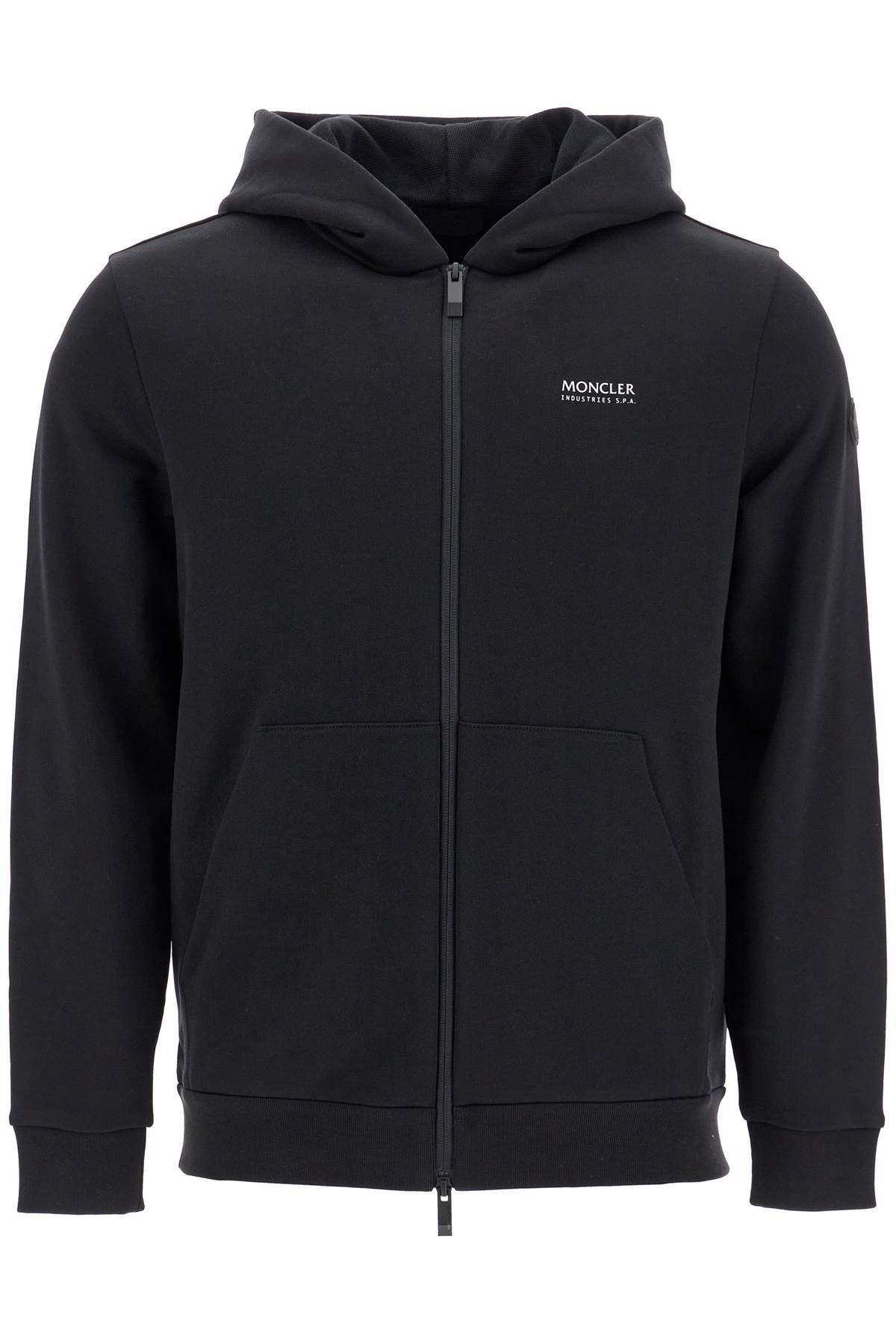 Moncler Hooded Sweatshirt With in Black for Men Lyst