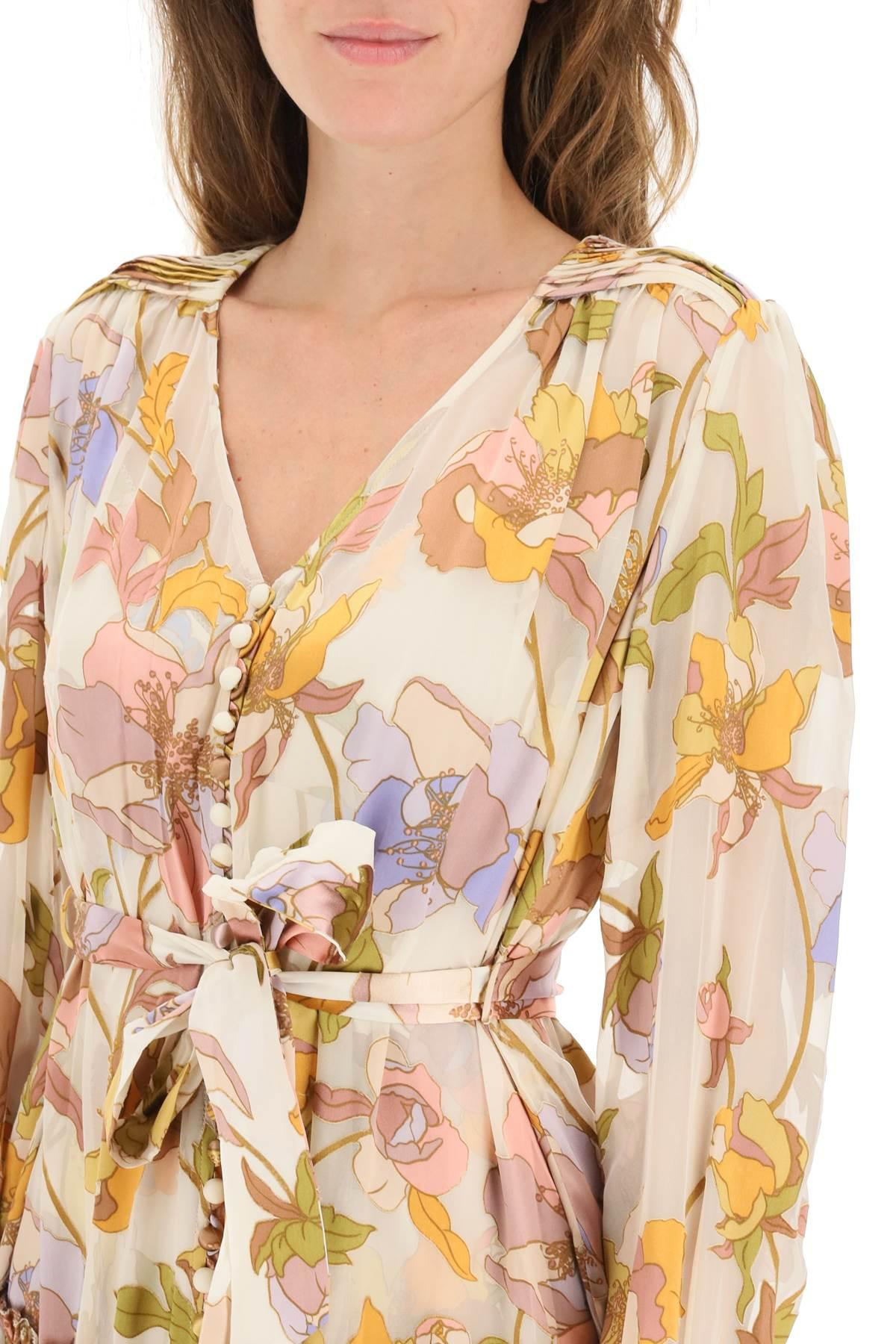 Zimmermann Chiffon Tempo Buttoned Mini 