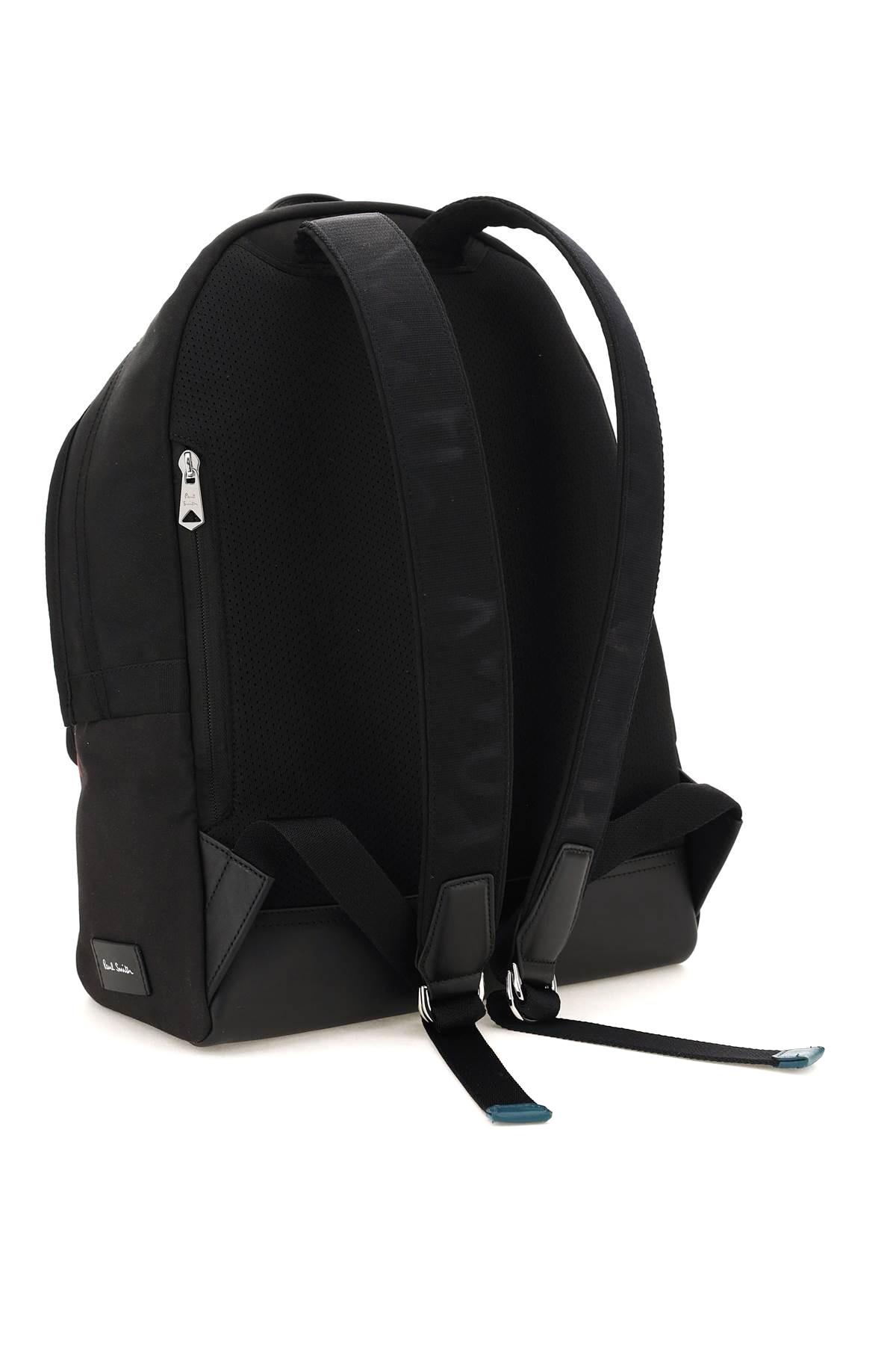 Paul Smith Synthetic 'artist Stripe Mini' Backpack in Black for ...