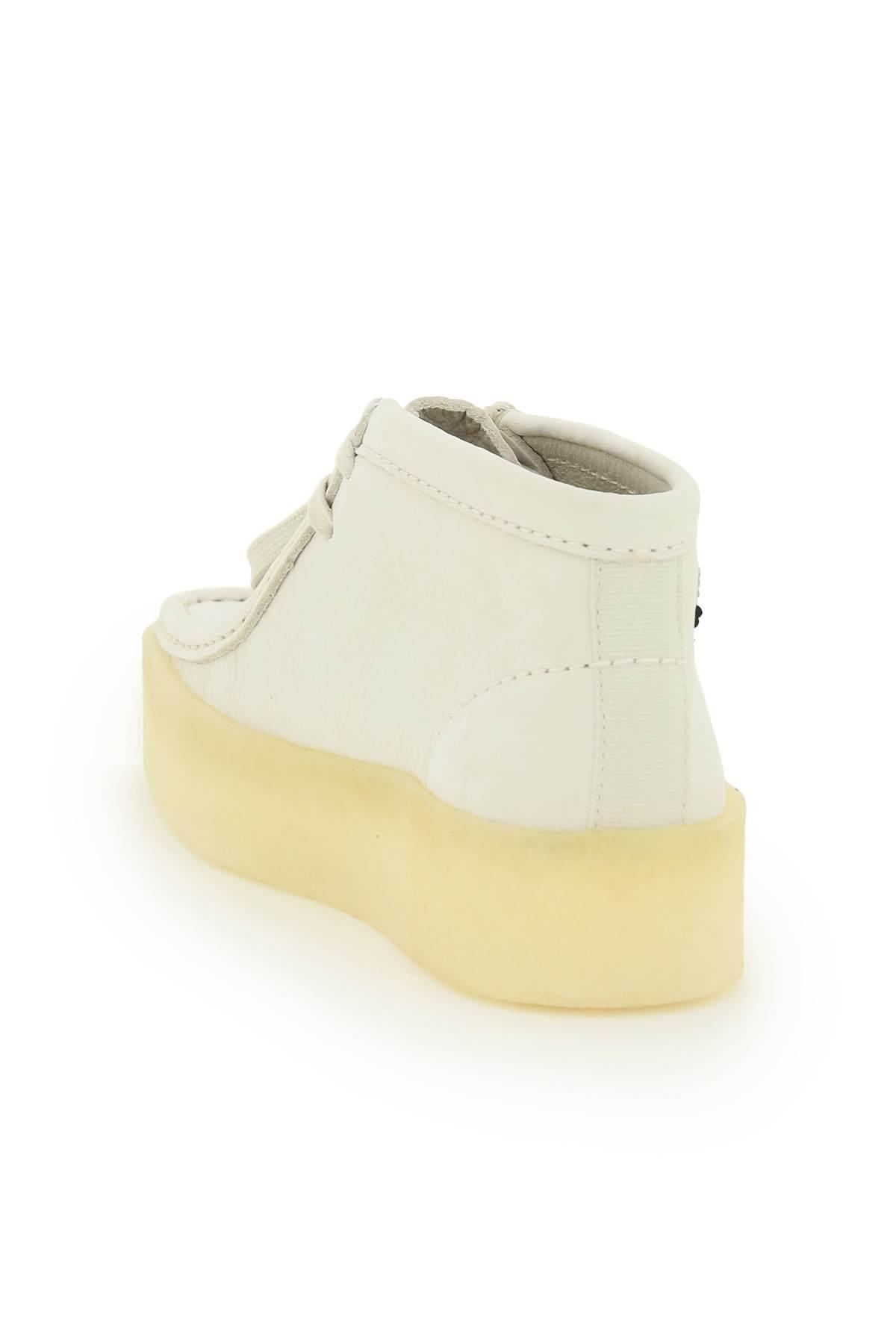 Clarks Originals Wallabee Cup Hi-top Lace-up Shoes in Metallic | Lyst