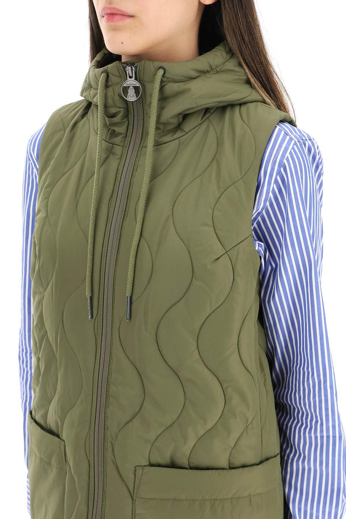 Barbour Synthetic Guilden Long Waistcoat in dk Moss (Green) (Green) - Save  34% | Lyst