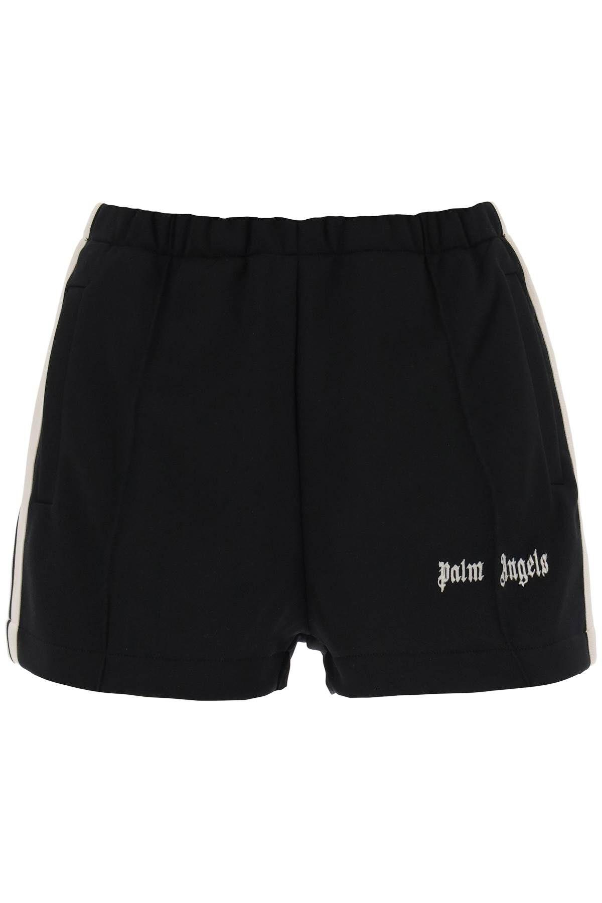 Palm angels black track shorts hotsell