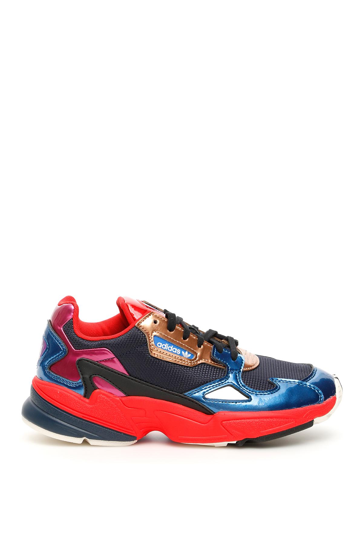 adidas falcon shoes red