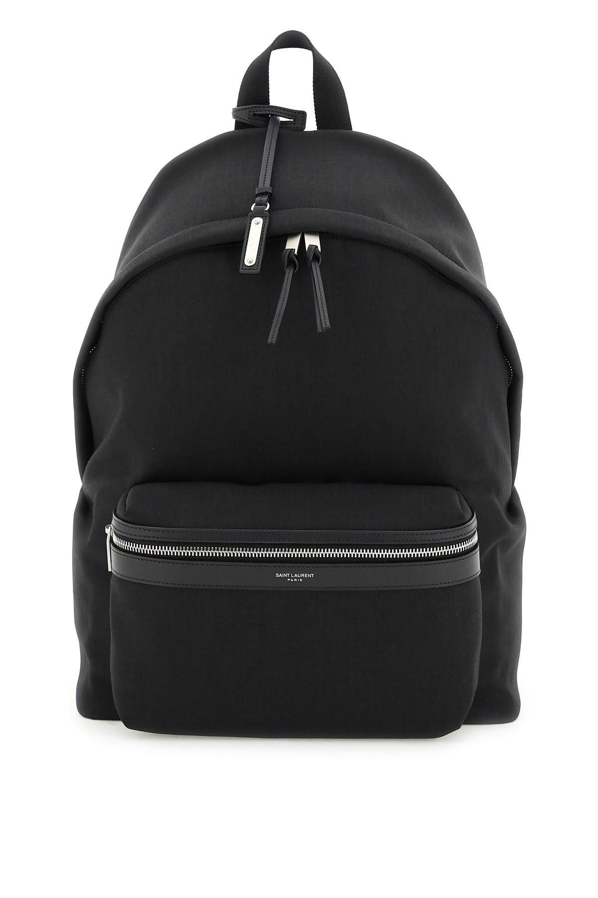 Black City leather backpack, Saint Laurent