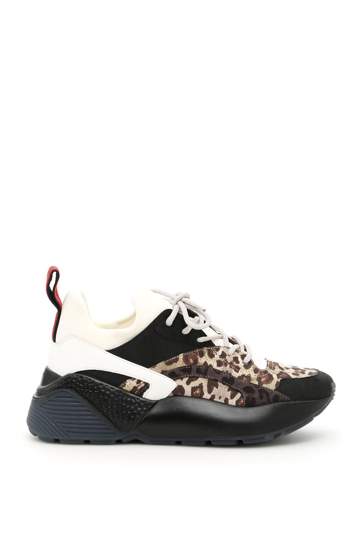Stella McCartney Multicoloured Eclypse Leopard Print Sneakers | Lyst