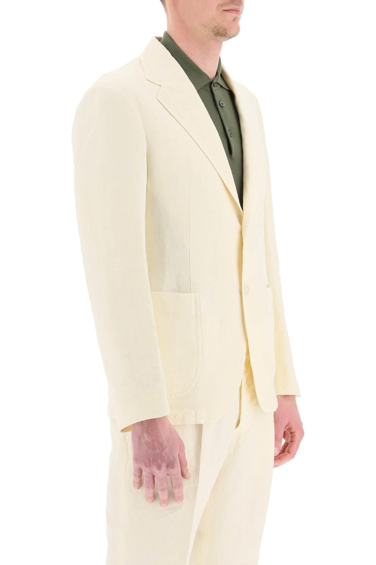 Mens Clothing Jackets Blazers Natural for Men The Gigi Cotton Suit Jacket in Beige 