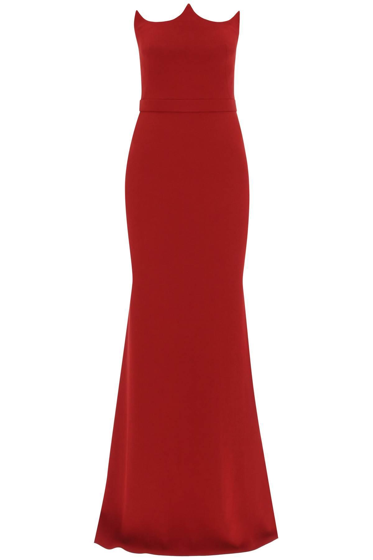 Alexander mcqueen red best sale gown