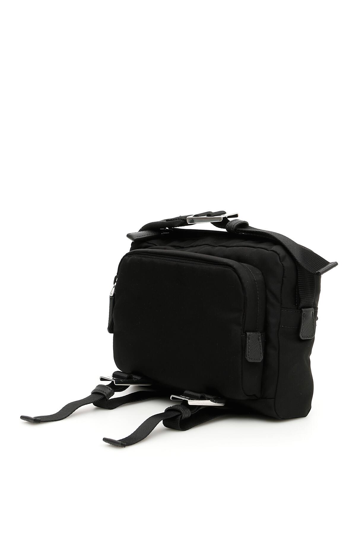 Prada Synthetic Nylon Messenger Bag in Black for Men Lyst