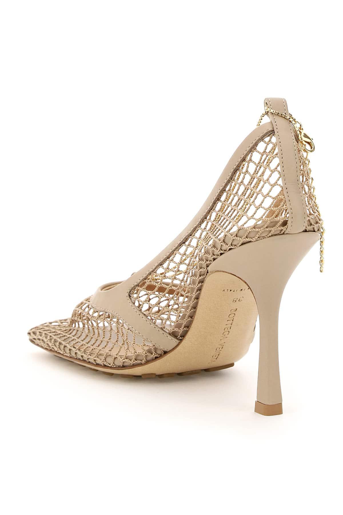 bottega veneta pumps in mesh
