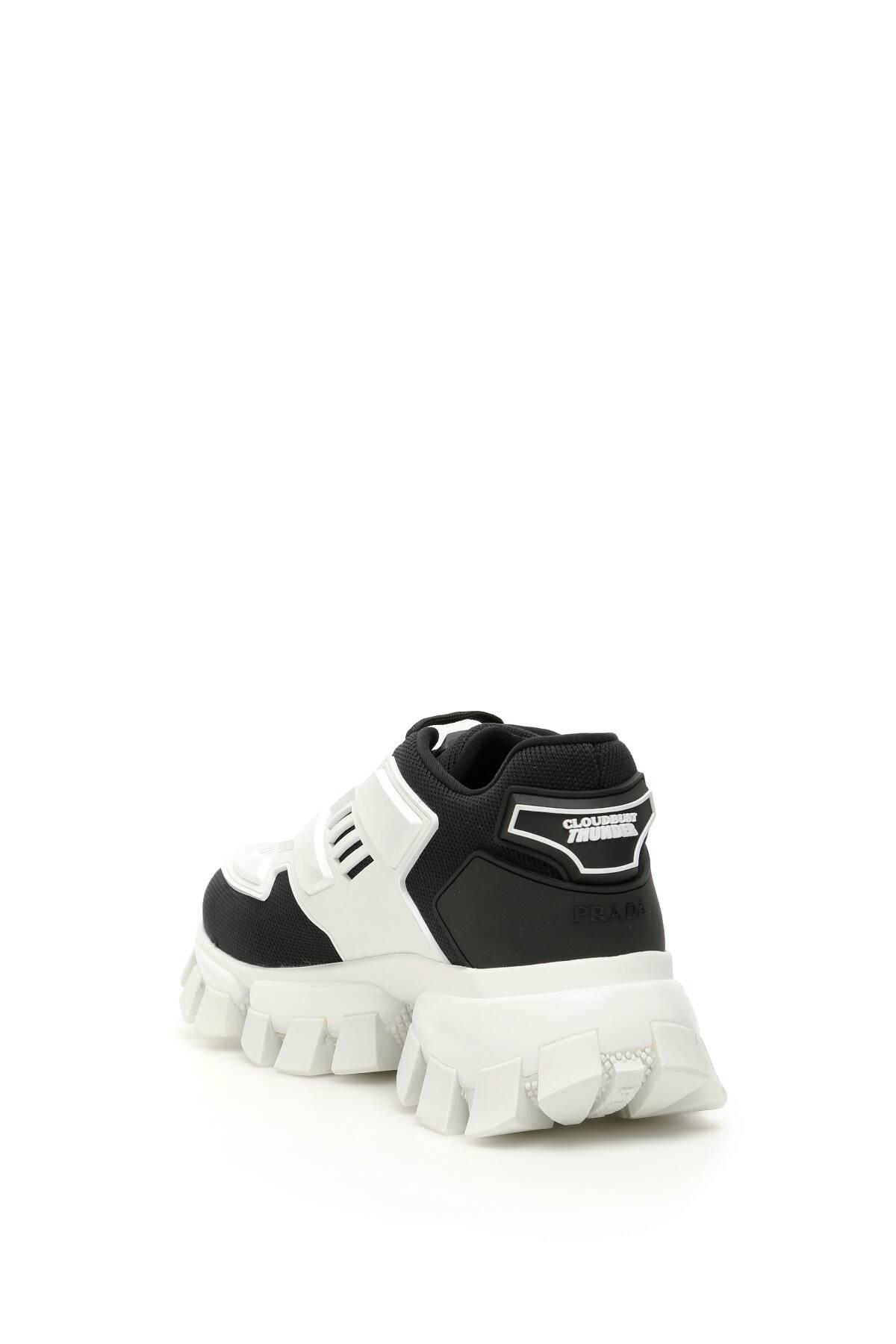 Prada Cloudbust Thunder Sneakers in White,Black (Black) | Lyst